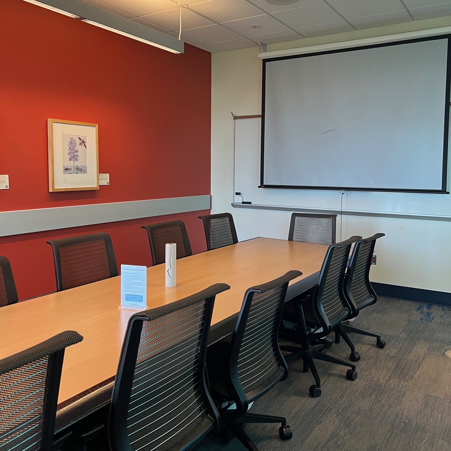 Seminar style room